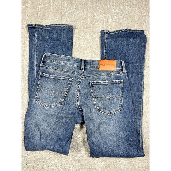 Lucky Brand Sweet Boot Womens Straight Leg Blue Jean Sz 4/27 - Picture 8 of 8